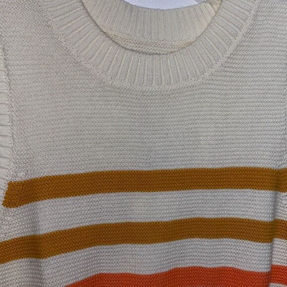 Lucky Brand Women's Multicolor Stripe Ombre Knit Sleeveless Sweater Size 1X NWT - Picture 3 of 9